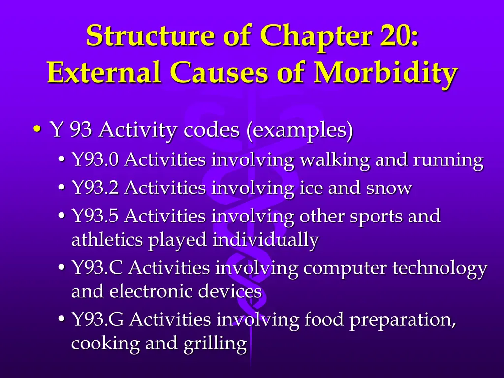 structure of chapter 20 external causes 2