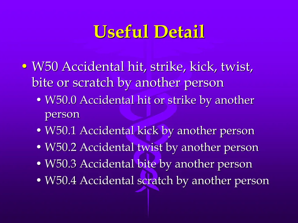 useful detail