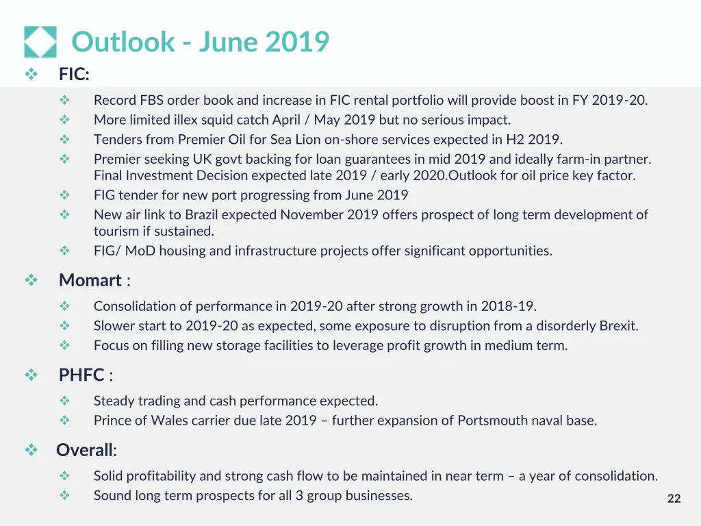outlook june 2019