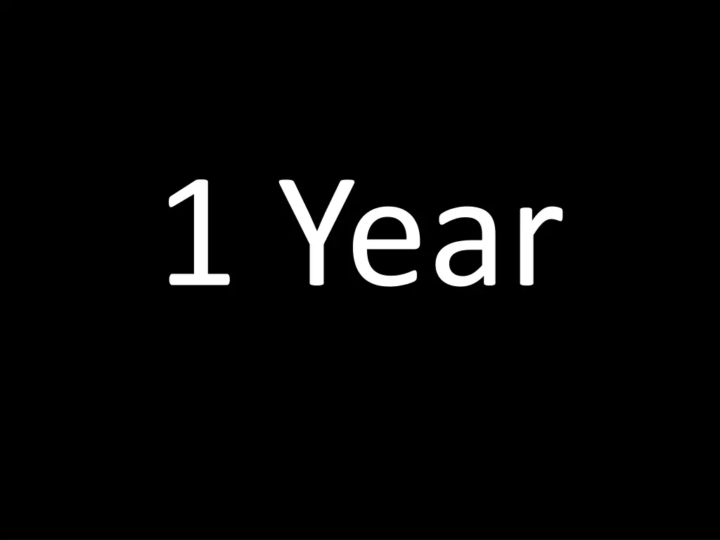 1 year