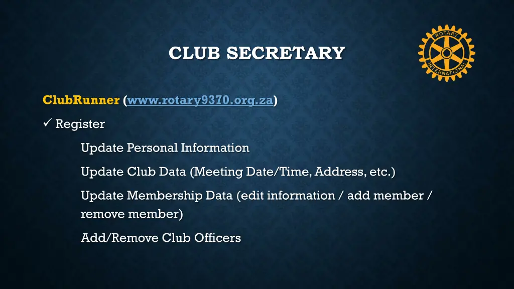 club secretary 1