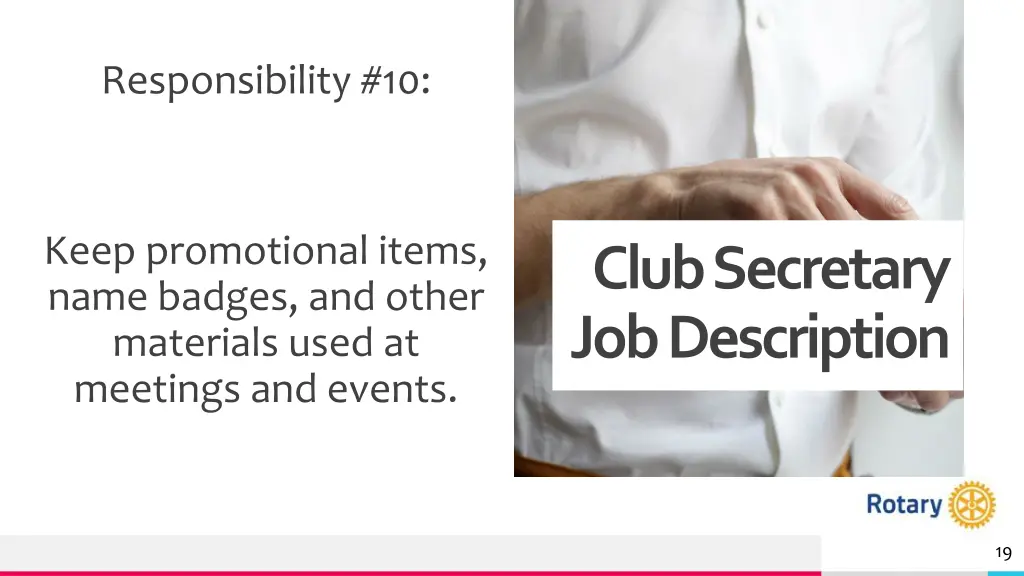 responsibility 10