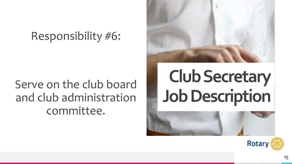 responsibility 6