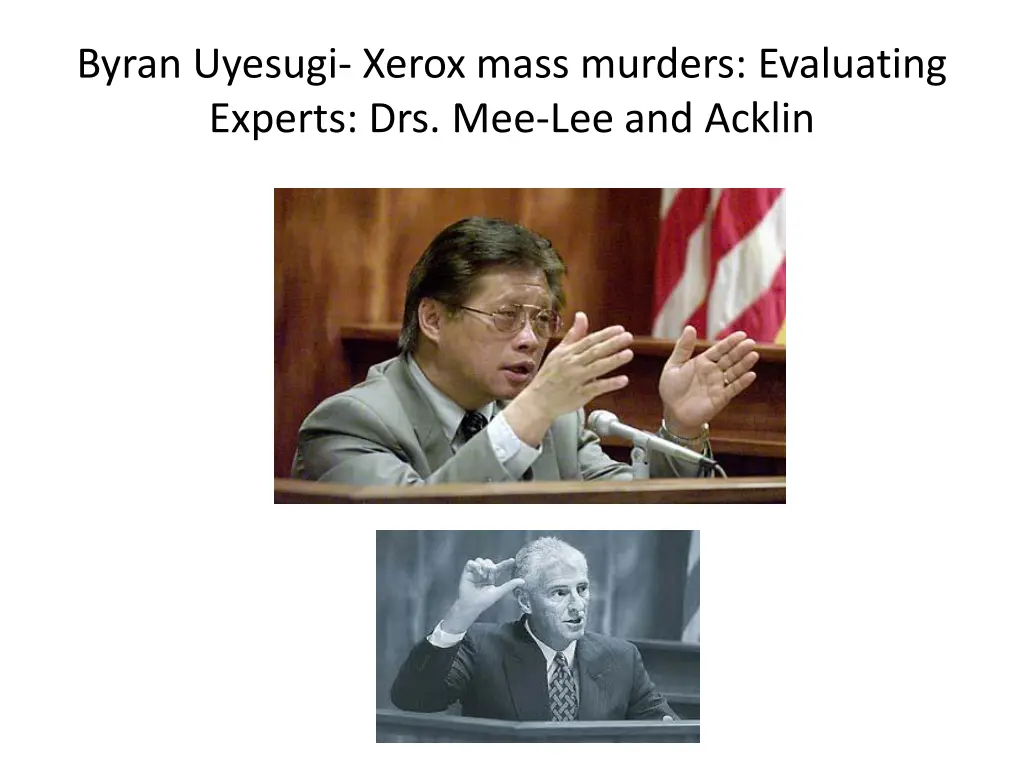 byran uyesugi xerox mass murders evaluating