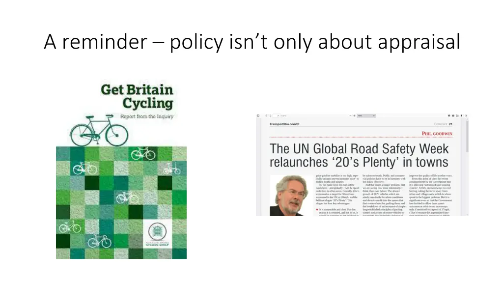 a reminder policy isn t only about appraisal