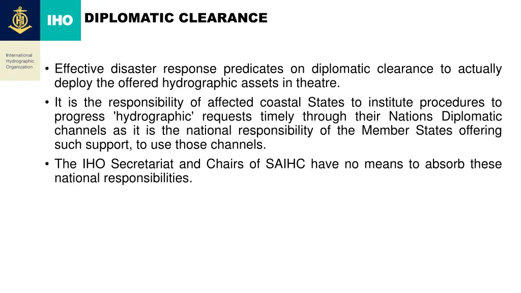 diplomatic clearance