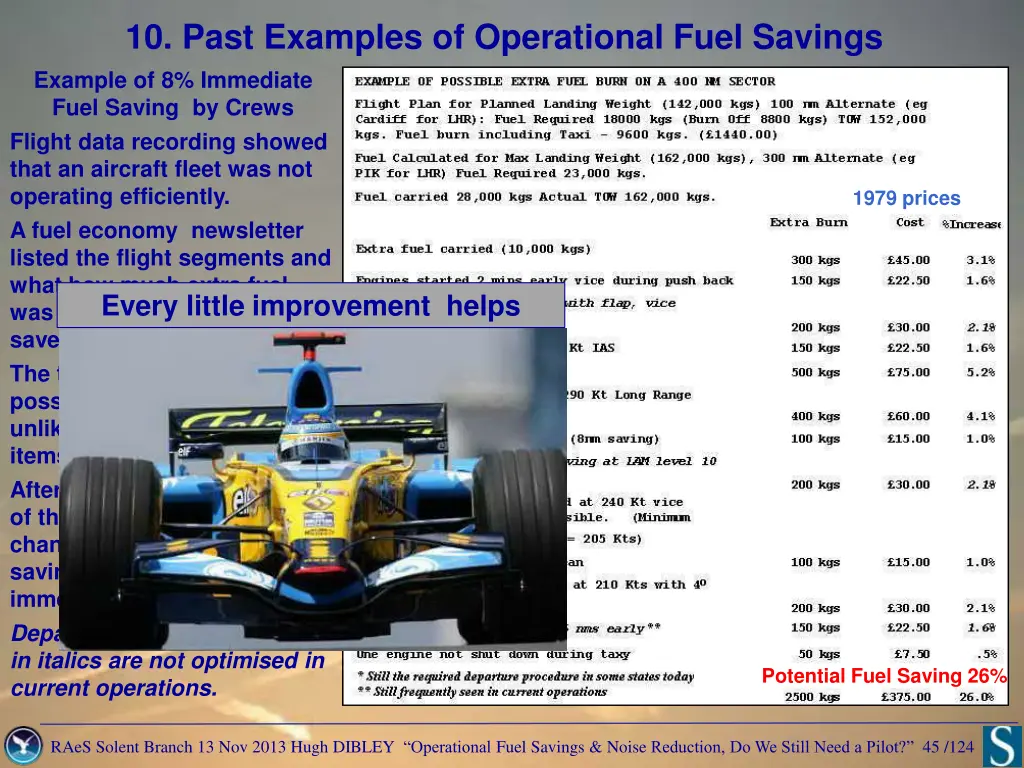 10 past examples of operational fuel savings 1
