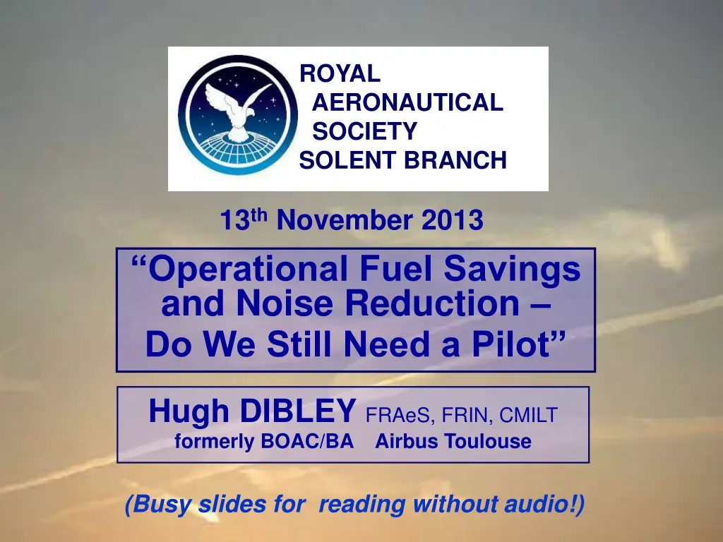 royal aeronautical society solent branch 1