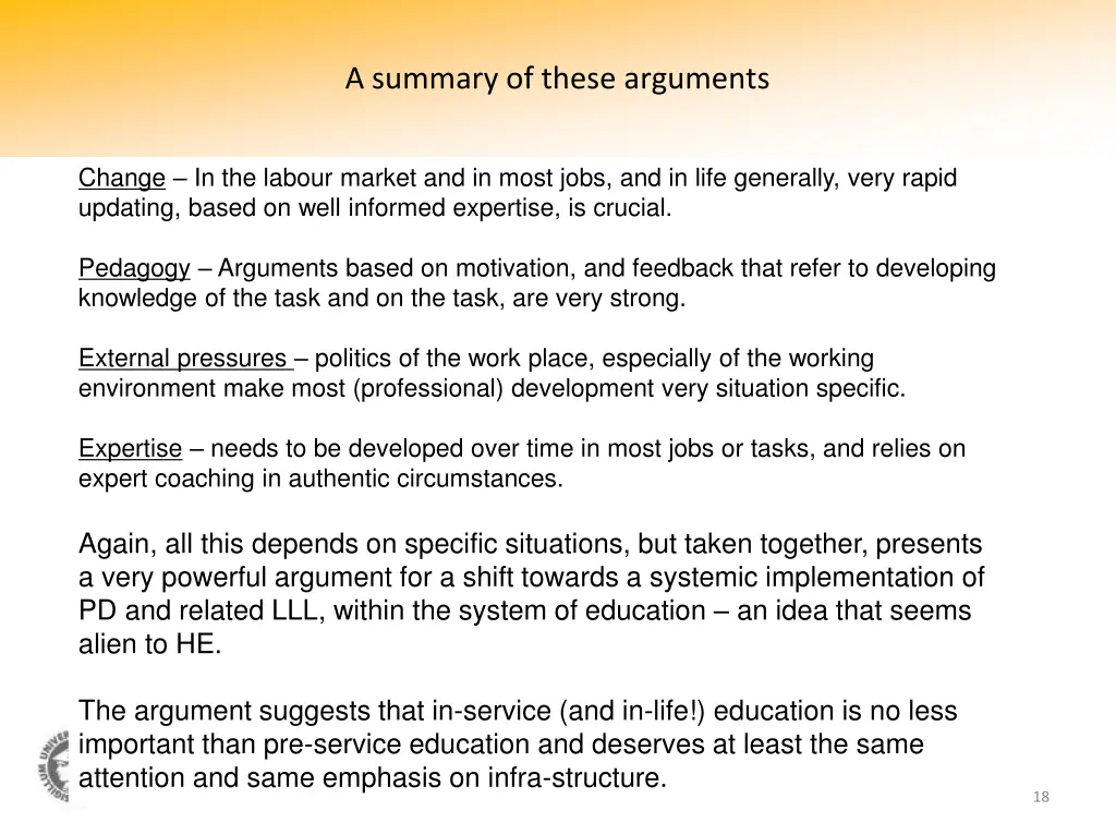 a summary of these arguments