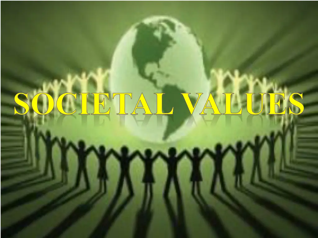 societal values