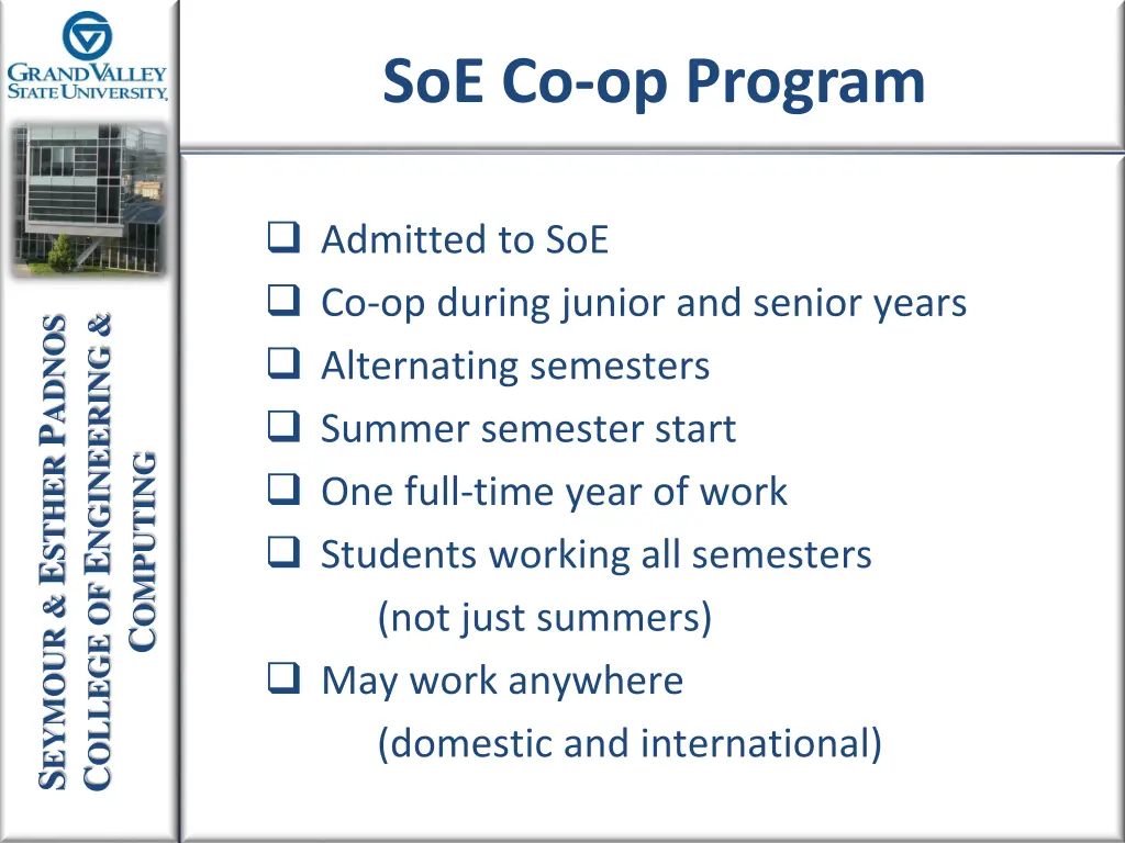 soe co op program