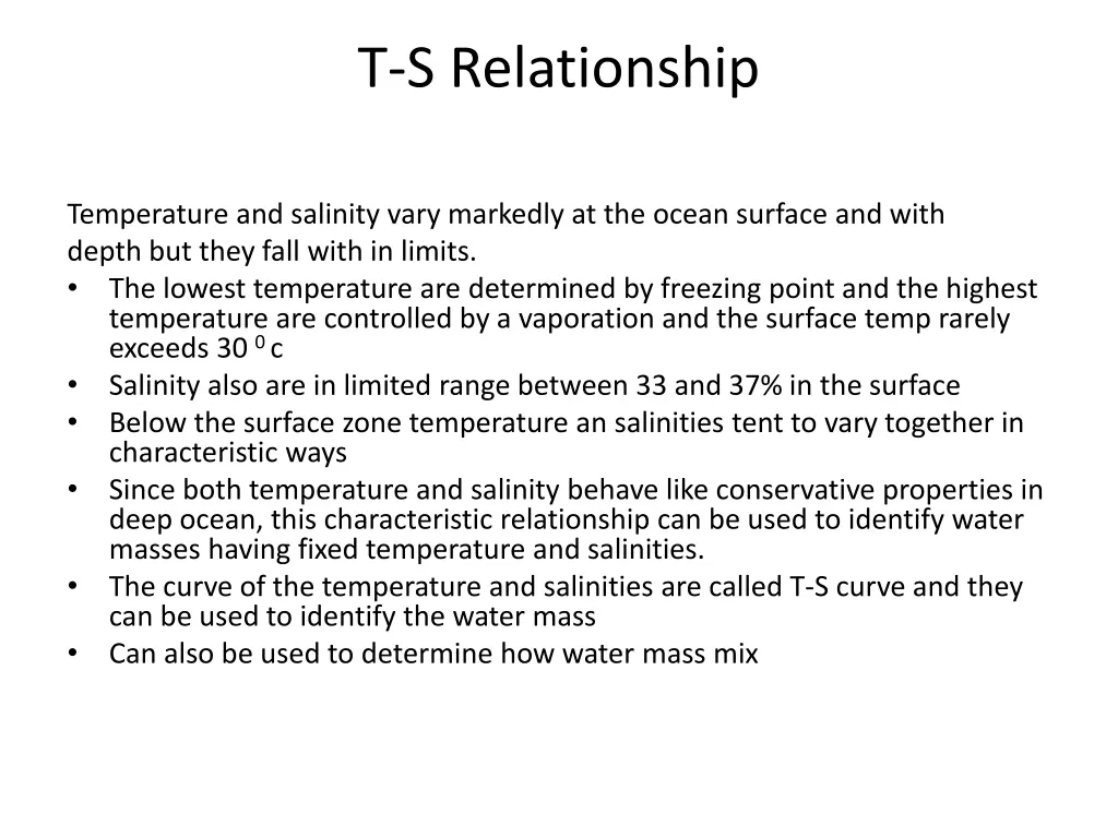 t s relationship