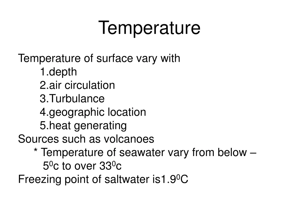 temperature