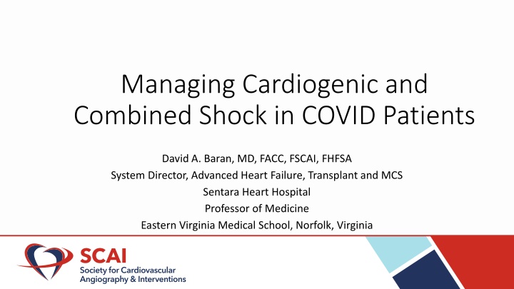 managing cardiogenic and combined shock in covid