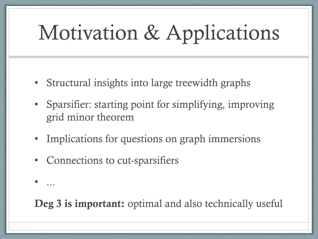 motivation applications
