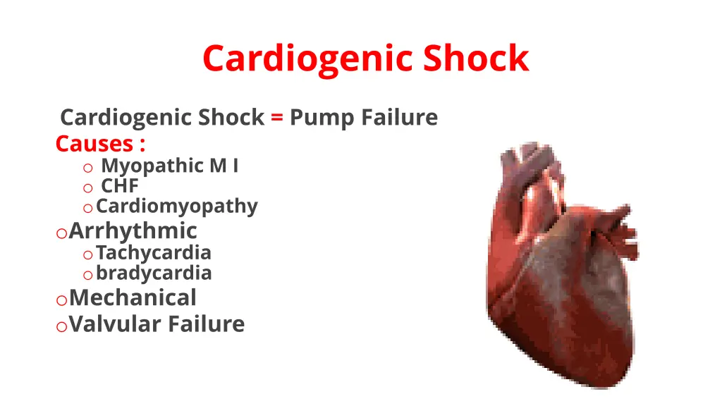 cardiogenic shock