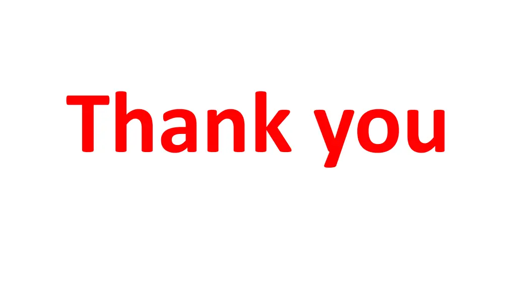 thank you