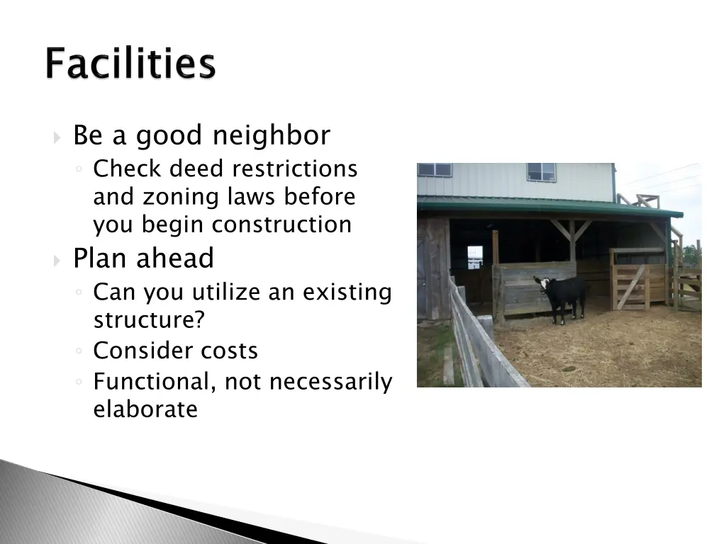 be a good neighbor check deed restrictions