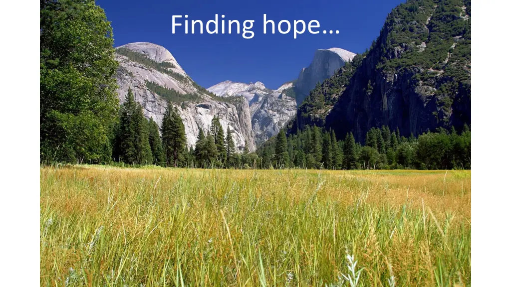 finding hope