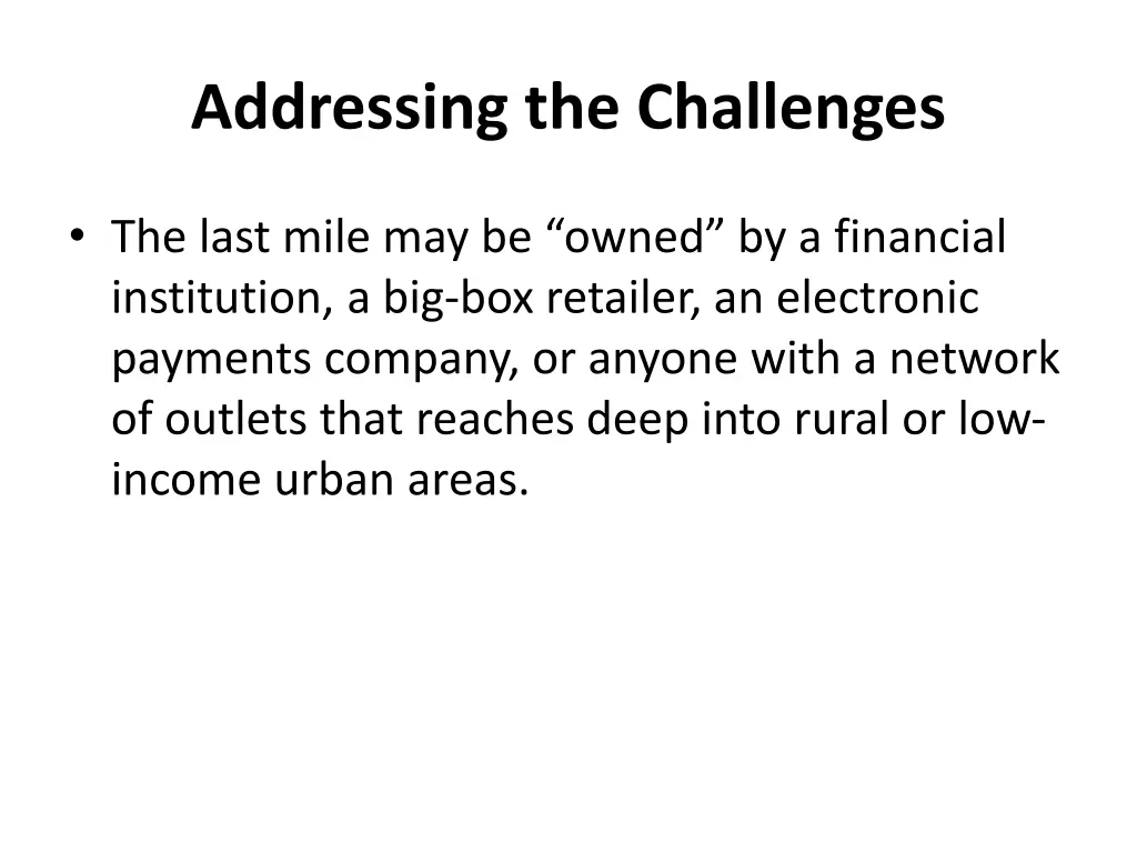 addressing the challenges 10