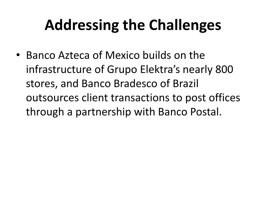 addressing the challenges 15