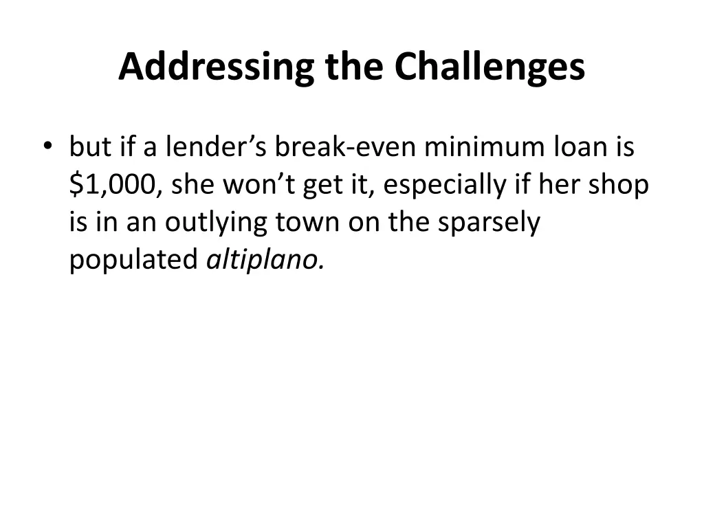 addressing the challenges 2