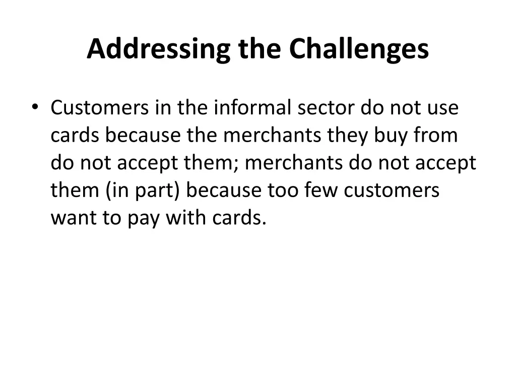 addressing the challenges 22