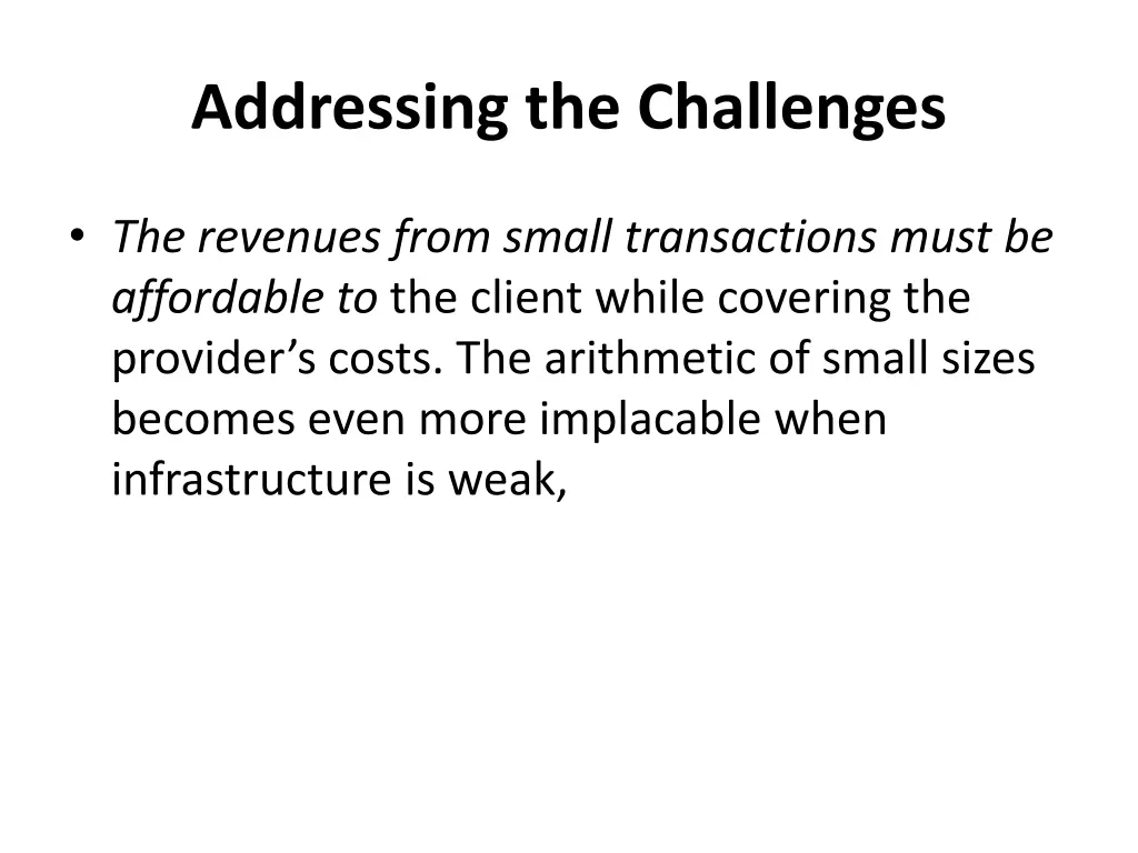 addressing the challenges 3