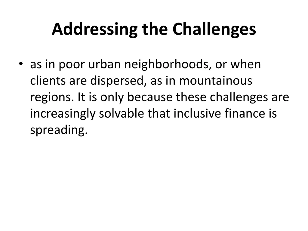 addressing the challenges 4