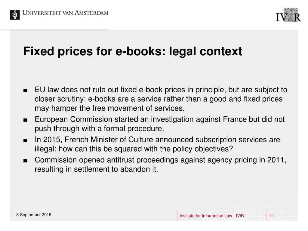 fixed prices for e books legal context
