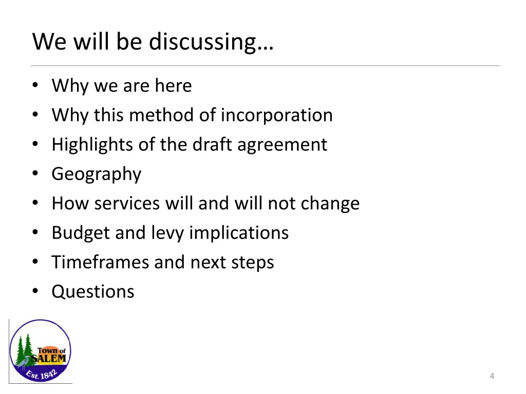 we will be discussing