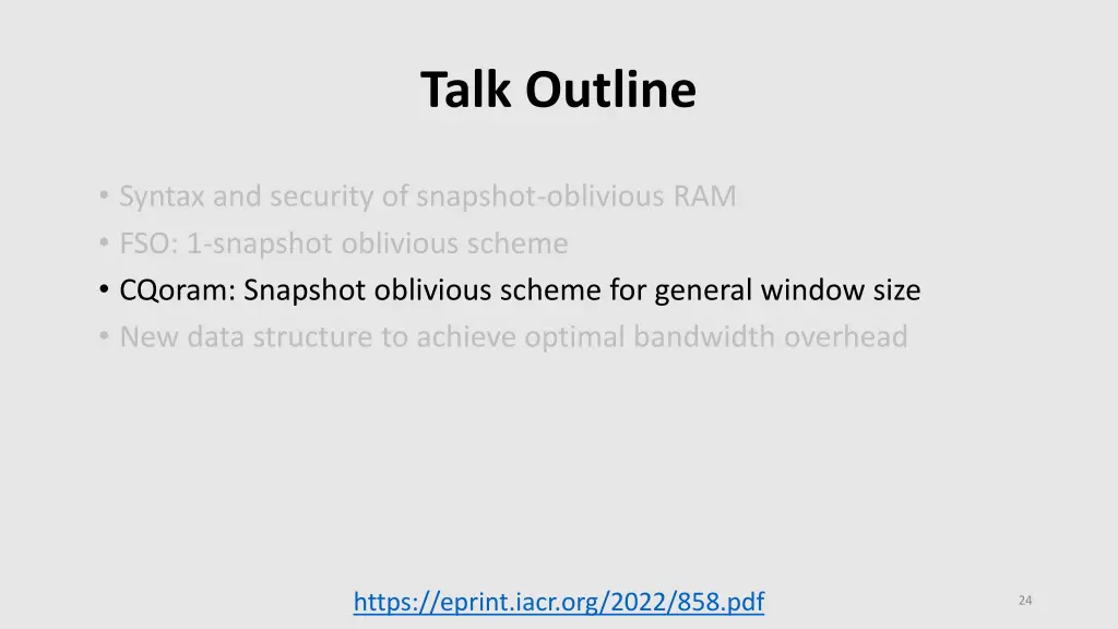 talk outline 3