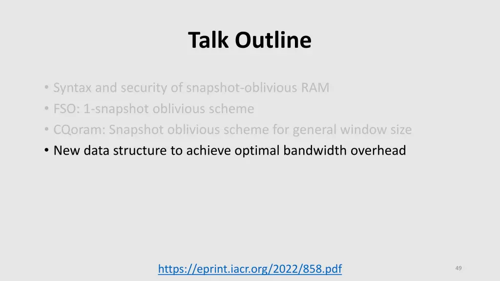 talk outline 4