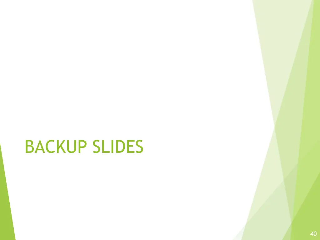 backup slides