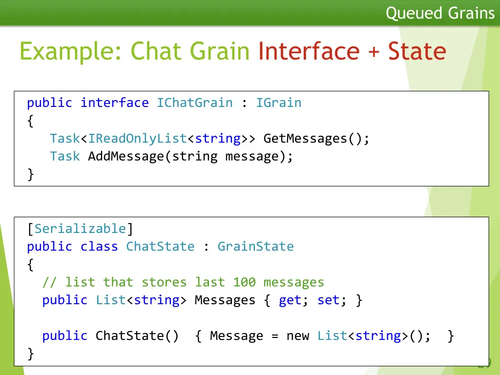 queued grains 8