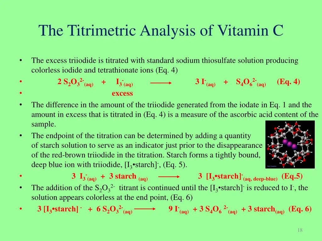 the titrimetric analysis of vitamin c 3