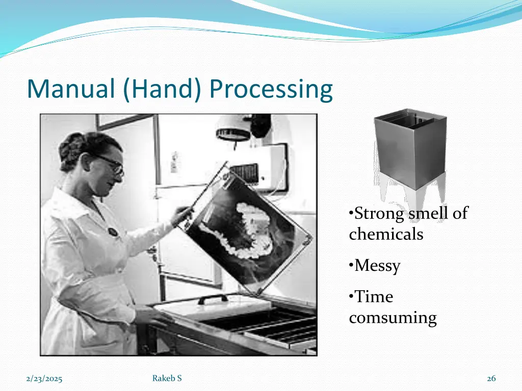 manual hand processing