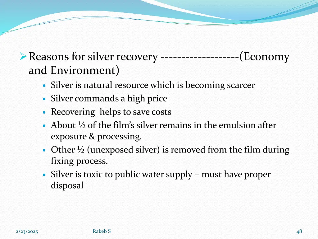 reasons for silver recovery economy