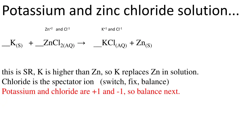 potassium and zinc chloride solution 1