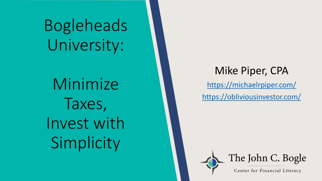 bogleheads university