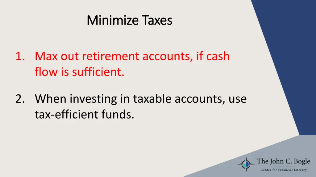 minimize taxes minimize taxes 1
