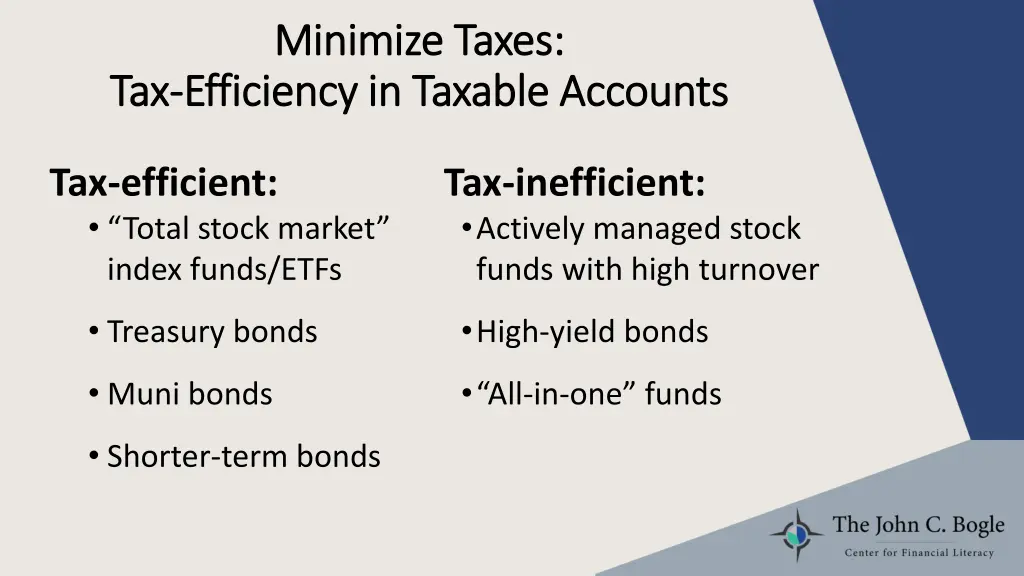 minimize taxes minimize taxes efficiency 5