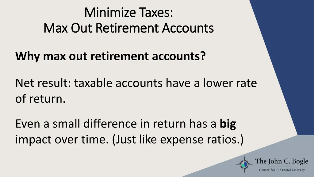 minimize taxes minimize taxes max out retirement 2