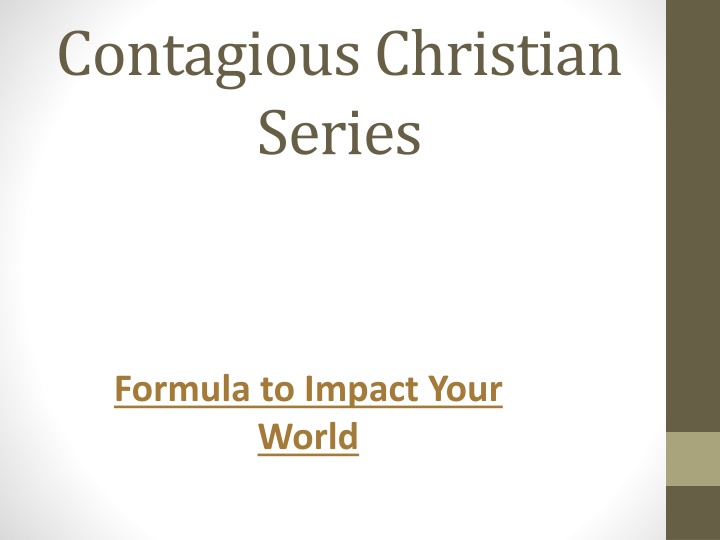 contagious christian series