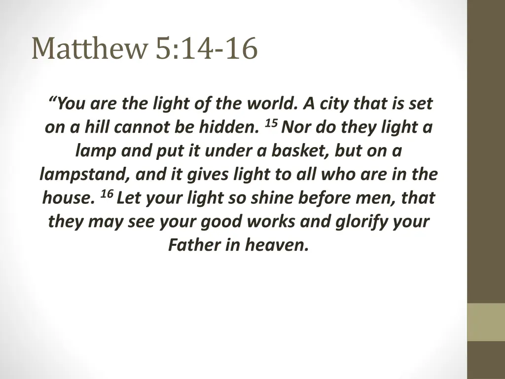 matthew 5 14 16