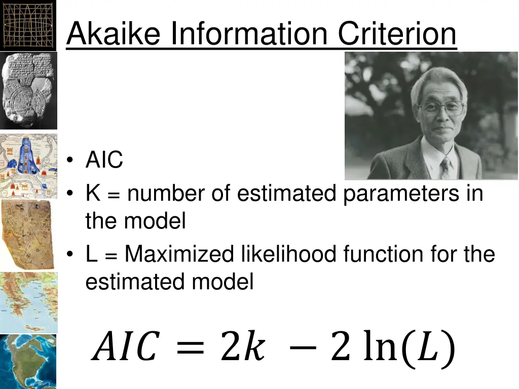akaike information criterion