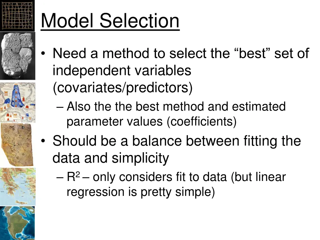 model selection