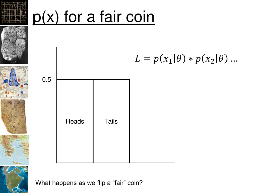 p x for a fair coin