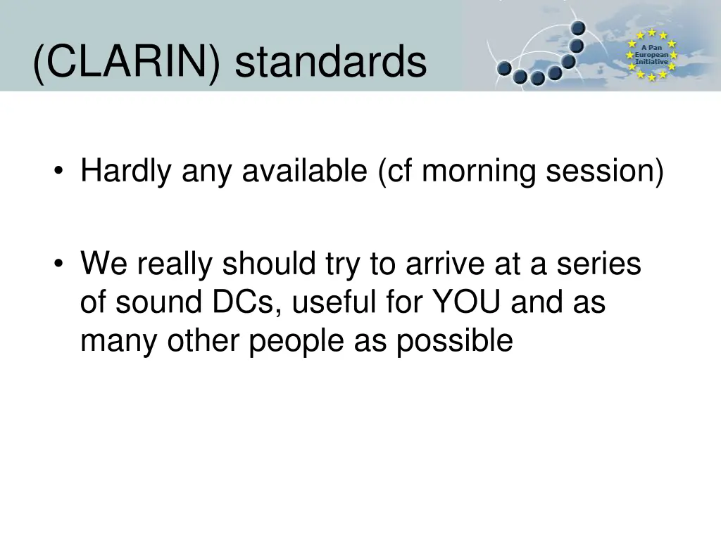 clarin standards