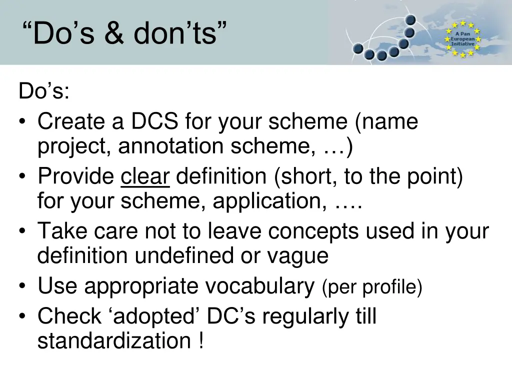 do s don ts